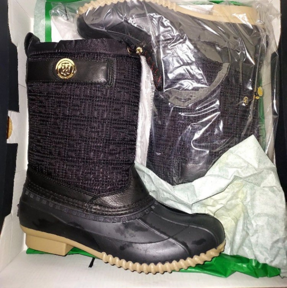 Tommy Hilfiger Quilted Rain Boot 7